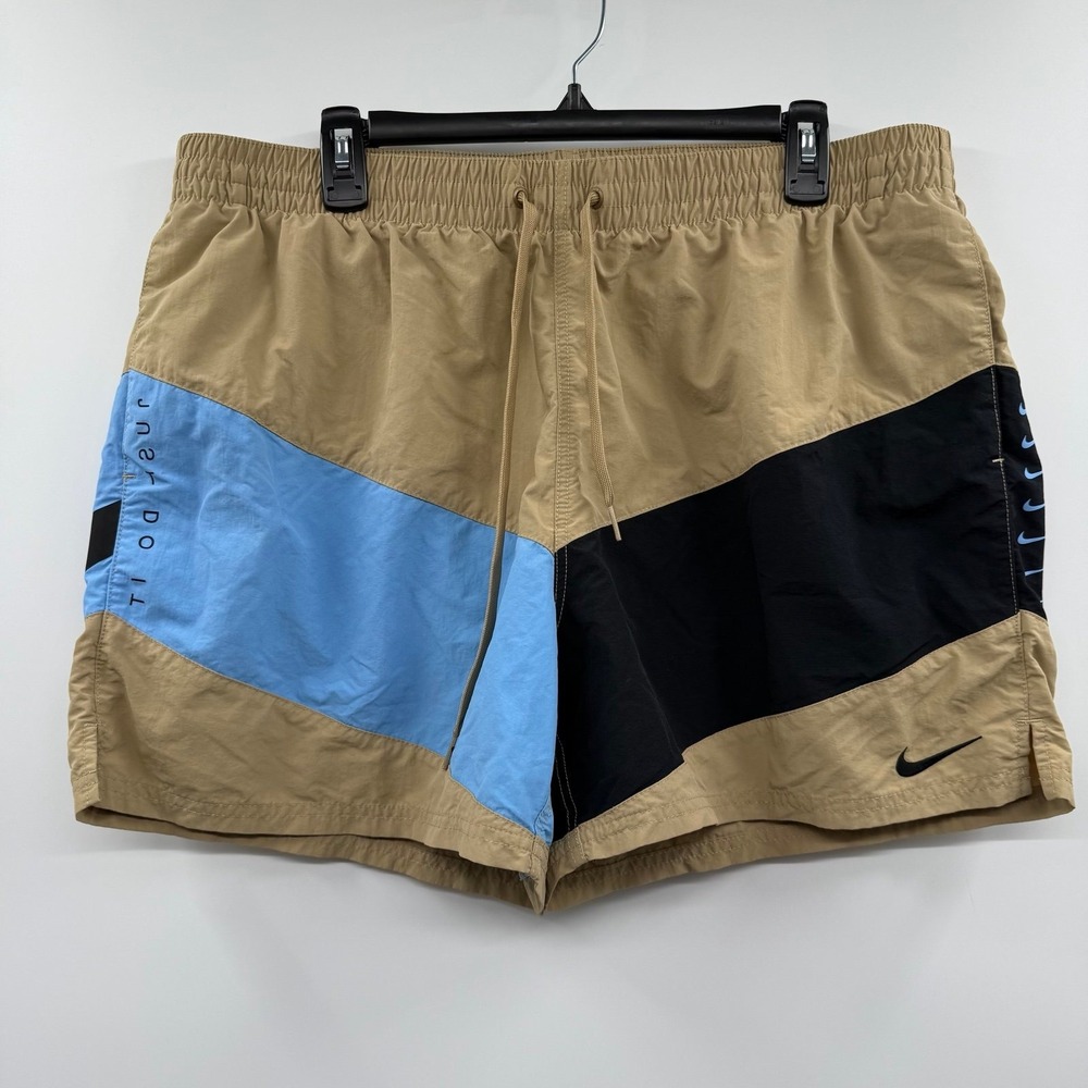 Nike Vortex 5 inch Volley swim shorts in‎ beige size xxl